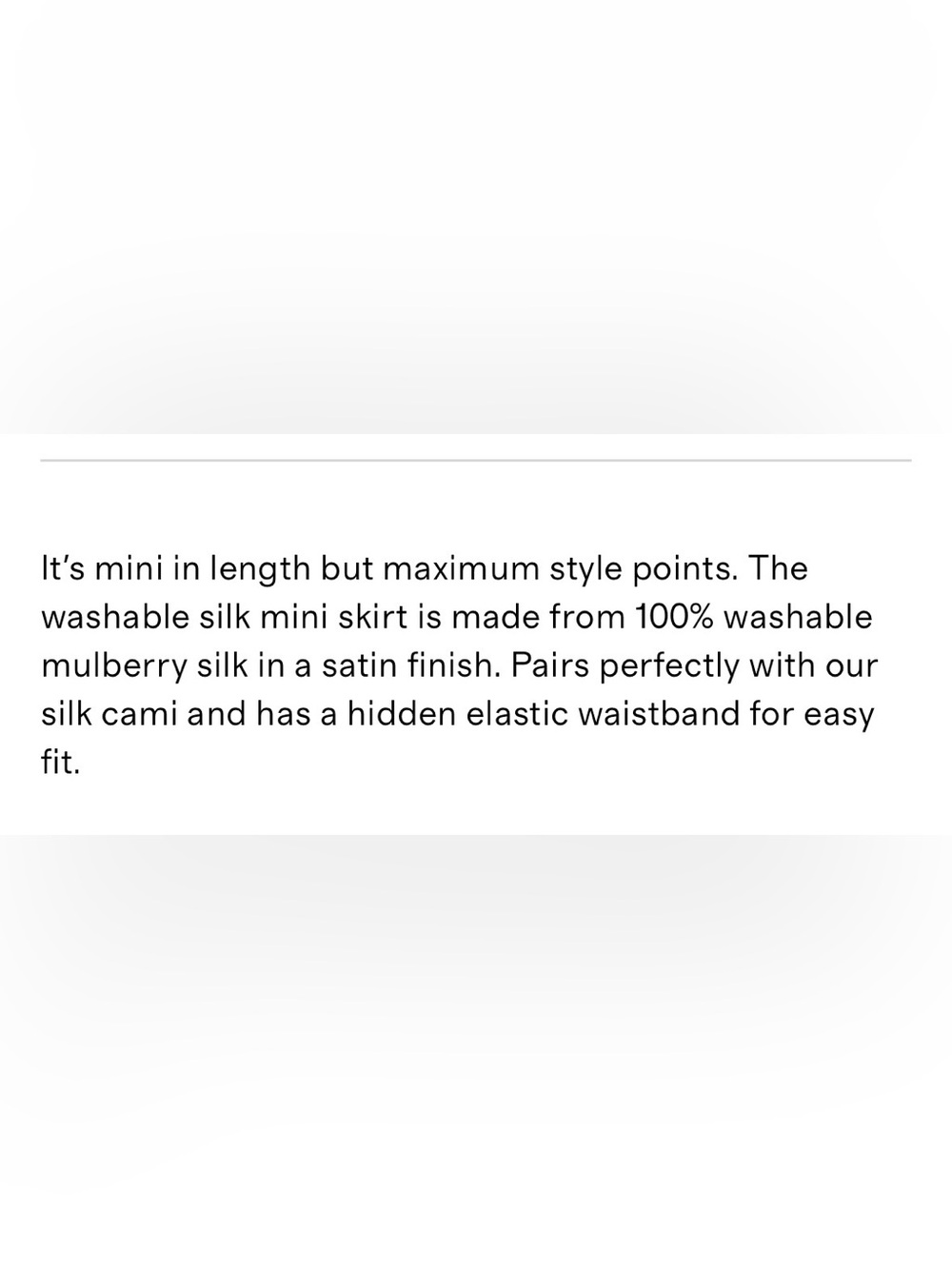 Quince Black Washable Silk Mini Skirt - Picture 5 of 6